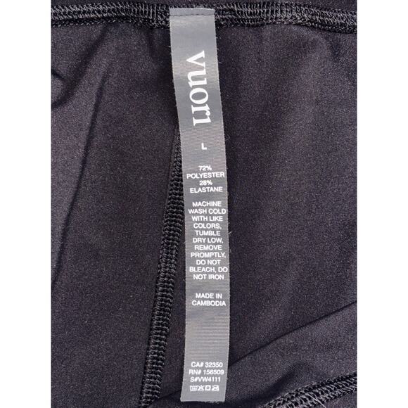 Vuori Women's Daily Split Flare Pants Large Black Stretch Activewear Athleisure - Picture 12 of 13